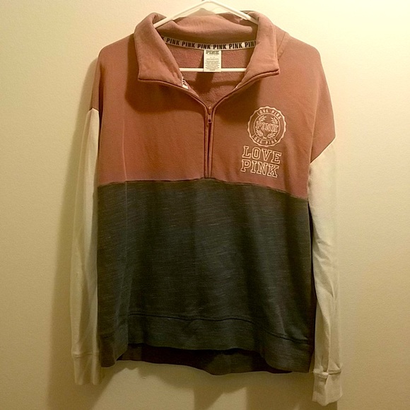 PINK VS Half zip sweatshirt - Picture 2 of 3